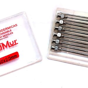 Agujas Intravenosas y sangrado 2,0 x 60 mm. Docena