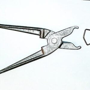Pinza para colocar agrafes (Ganchos de sutura)