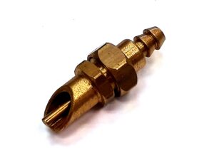 Bebedero automático para conejos. De bronce, con espiga p/caño