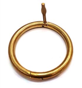Argolla de bronce p/toros, 64 x 8 mm., fija