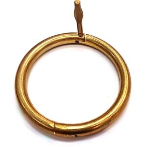 Argolla de bronce p/toros, 64 x 8 mm., fija