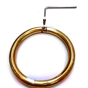 Argolla de bronce p/toros, 64 x 8 mm., removible