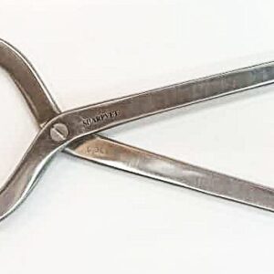 Pinza podálica para tentar cascos, en acero Inox. largo