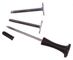 Trocar de metal con 2 vainas, de 6 mm. x  90 mm.