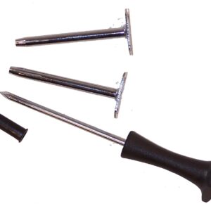 Trocar de metal con 2 vainas, de 6 mm. x  90 mm.