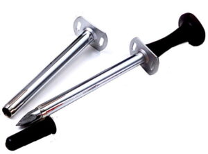 Trocar p/vacunos de metal, 2 vainas, de 9 x 150 mm