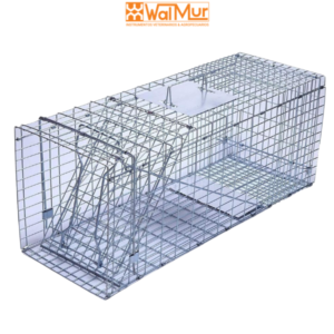 JAULA & TRAMPA PARA ZORROS Y ANIMALES PLEGABLE – TAMAÑO MEDIANO