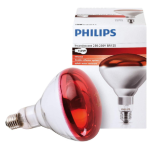 LÁMPARA INFRARROJA PARA ANIMALES 150 & 250W – PHILIPS