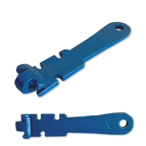 LLAVE DE ALAMBRAR PEQUEÑO FORJADA ARTESANAL PINTADA