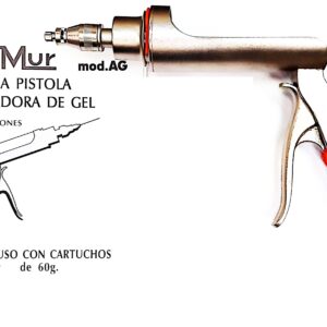 Jeringa aplicadora de gel, mod. AG 60 grs. S/IL