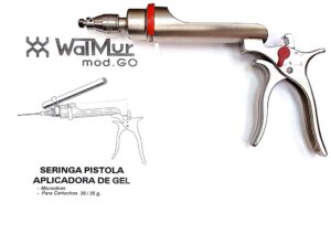 Jeringa aplicadora de gel, mod. GO 30/35 grs. S/IL