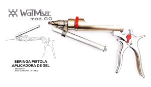 Jeringa aplicadora de gel, mod. GO 30/35 grs. C/IL