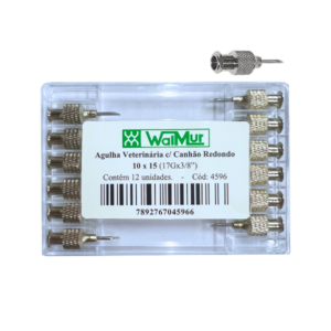 AGUJAS SUBCUTÁNEAS 10×15 PABELLÓN REDONDO x12 – WALMUR