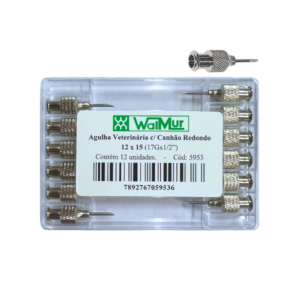 AGUJAS SUBCUTÁNEAS 12×15 PABELLÓN REDONDO x12 – WALMUR