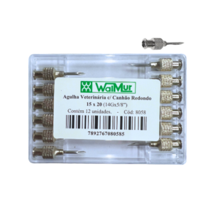 AGUJAS SUBCUTÁNEAS 15×20 PABELLÓN REDONDO x12 – WALMUR