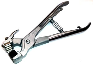 Pinza Tatuadora Walmur, carril 4 cifras. Altura 10mm