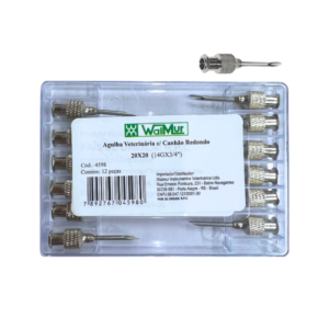 AGUJAS SUBCUTÁNEAS 20×20 PABELLÓN REDONDO x12 – WALMUR