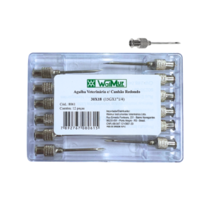 AGUJAS INTRAMUSCULARES 30×18 PABELLÓN REDONDO x12 – WALMUR