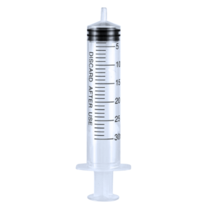 JERINGA SIN AGUJA DESCARTABLE – 30 ML. – X40