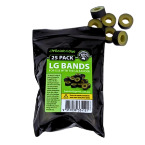 GOMAS PARA CASTRADOR DE TERNEROS – BAINBRIGDE x25