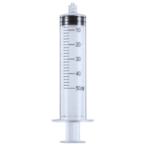 JERINGA DESCARTABLE SIN AGUJA CON ROSCA – 50 ML. – X1