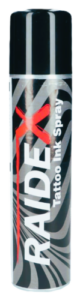 TINTA p/TATUAR RAIDEX – SPRAY 225ml – NEGRO