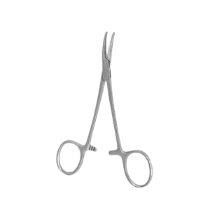 PINZA HEMOSTÁTICA MOSQUITO CURVA DENTADA – 13 CM.