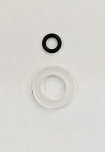 Juego de gomas p/jeringa plastica 20ml TPX