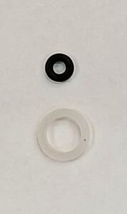 Juego de gomas p/jeringa plastica TPX 10ml