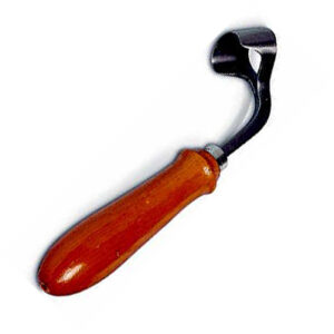 Cuchillo para cascos (reneta), mango madera, modelo Suizo
