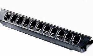 Comedero para aves, de  metal. De 50cm. De piso