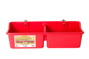 Comedero rectangular de 60 cm., división/sop. MILLER