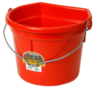 Balde plastico de pared plana,con asa. Capacidad 27 lt., MILLER.
