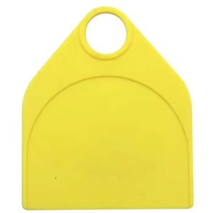 Collar medallon amarillo para vacunos