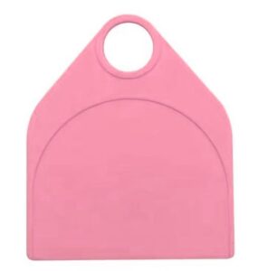 Collar medallon rosado para vacunos