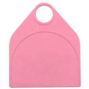 Collar medallon rosado para vacunos