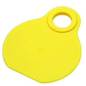 Collar medallon amarillo para ovinos