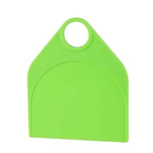 Collar medallon verde para vacunos