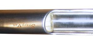Gubia de Acero tubo de 5/8″ c/mango madera, CTN.