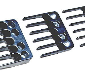 Sobrepeine metal STONE set 3 tamaños: 6, 10 y 16 mm