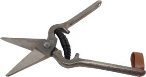 TIJERA PARA DESVASAR & DESPEZUÑAR OVINOS Y VACAS CON 1 HOJA DENTADA – USA COTRAN