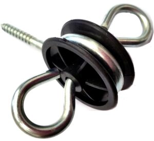 Aislador línea Walmur c/tornillo, doble contacto/esquinero. Unidad