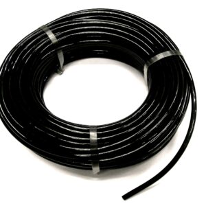 Caño plástico negro 1/4″, para bebedero conejos x mt.