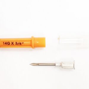 Aguja descartable 14G x 3/4 «- 18 x 2,0 mm. – Caja x 100