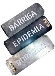Chapa Calada para identificar lana «BARRIGA».