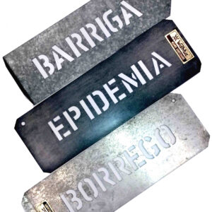 Chapa Calada para identificar lana «BARRIGA».
