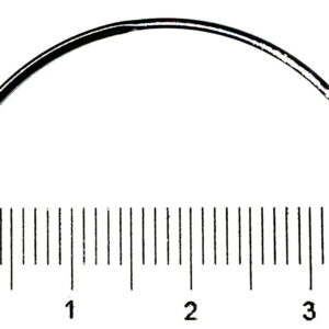 Aguja sutura 3/8 circulo secc. triangular. No. 6,  43 mm. – Docena