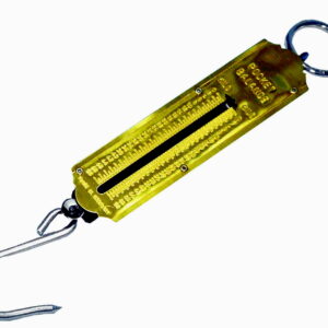 Balanza portátil de colgar de resorte, capacidad 50 Kg.