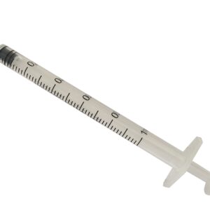 Jeringa descartable 1 ml., con aguja desc. – Caja x 100