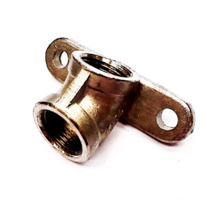 Soporte (codo) para pared, en acero inox. De 1/2 » – 60 grados